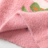 Kid Baby Girl Winter Mink Cashmere Pullover Sweater
