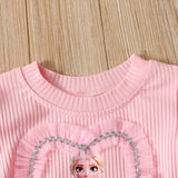 Kid Baby Girl New Long Sleeved Aisha Princess Frozzed Fall Dresses