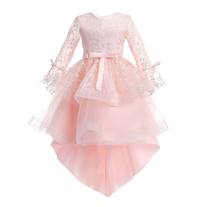 Autumn Spring Kids Girl Princess Formal Dresses