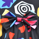 Kid Girl Bow Halloween Costume Stranger Things Party Dresses