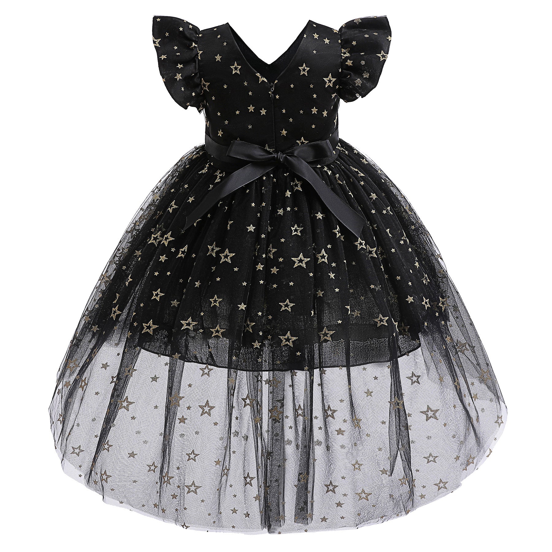 Kid Girls Princess Sequined Christmas Show Dress