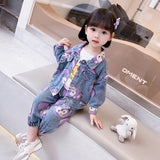 Kid Baby Girl Rabbit Cowboy Spring Autumn Leisure 2 Pcs Sets