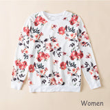 Family Matching Round Neck Long Sleeve Mother Daughter Shirts