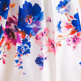 Kid Girl Short Sleeve Printed Piano Pengpeng Princess Flower Dress
