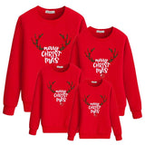 Family Matching Fashion Long-sleeved Crew Neck Shirts