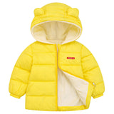 Kid Baby Girl Boy Winter Foreign Thick Cotton-padded Jacket Coats