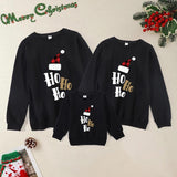 Family Matching Autumn Sweatshirt Round Neck Long Sleeve Shirts