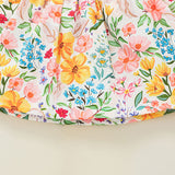 Baby Girl Long Sleeve Pit Printing Flower Dress