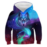 Children Kid 3D Printed Animal Hoodie