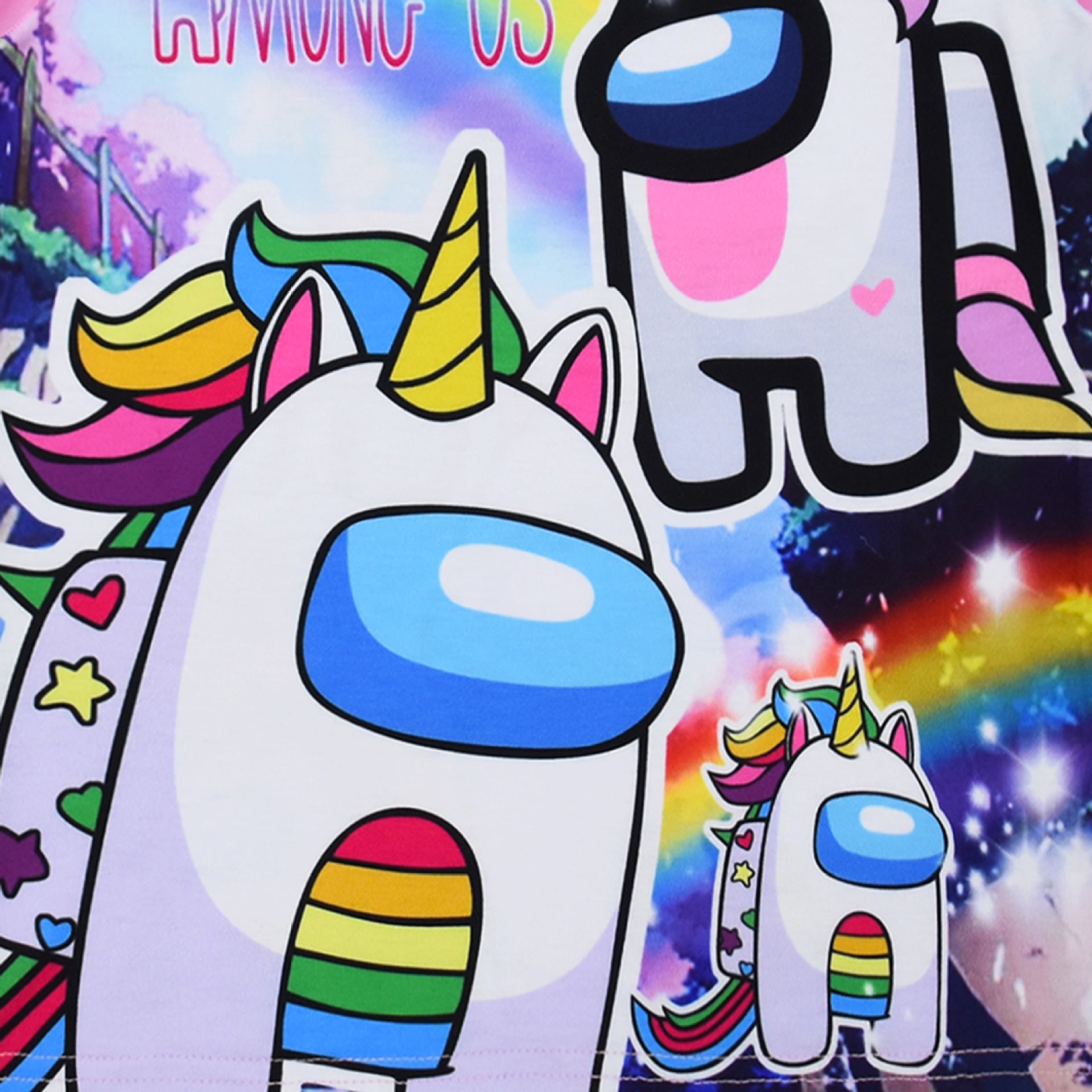 Kid Boy Space Werewolf Kills Among Us Suit Short-sleeved Pajamas