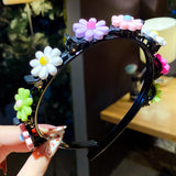 Kid Girl Braided Headband Clip Cute Cartoon Headwear