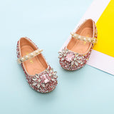 Girl Pearl Sequin Soft Sole Single Shoes