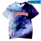 Kid Boy Backwoods Galaxy 3D Hoodies Pullover Short Sleeve Sweatshirt