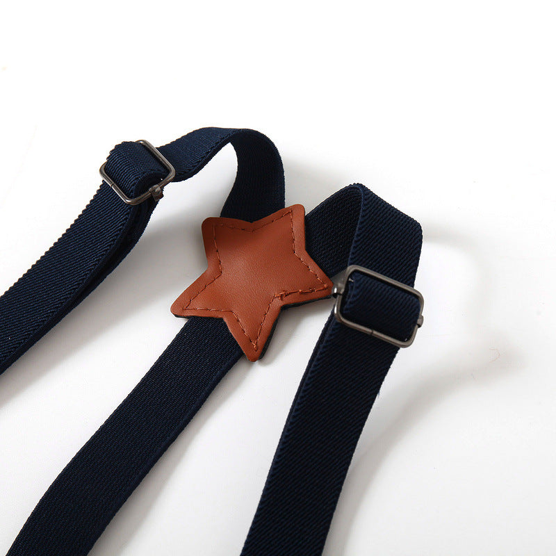 Kid Baby Boy Suit Summer Beach Short Sleeve Leaf Woven 2 Pcs Set