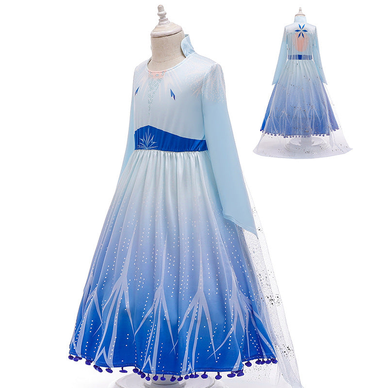 Kid Girl Scout Frozen Princess Elsa Dress