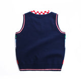 Kid Baby Boys Vest Knit Thermal Cotton Puppy Sweater