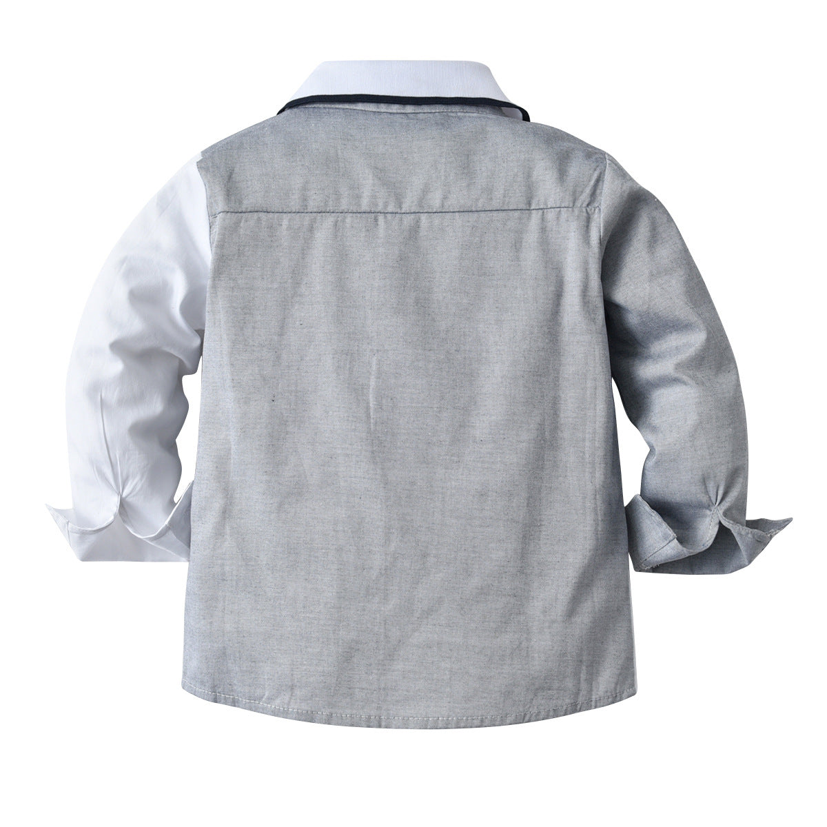 Kid Baby Boy Suit Spliced Long-sleeved Gentleman 4 Pcs Sets
