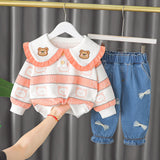 Kid Baby Girl Western Casual Fashion 2 Pcs Set