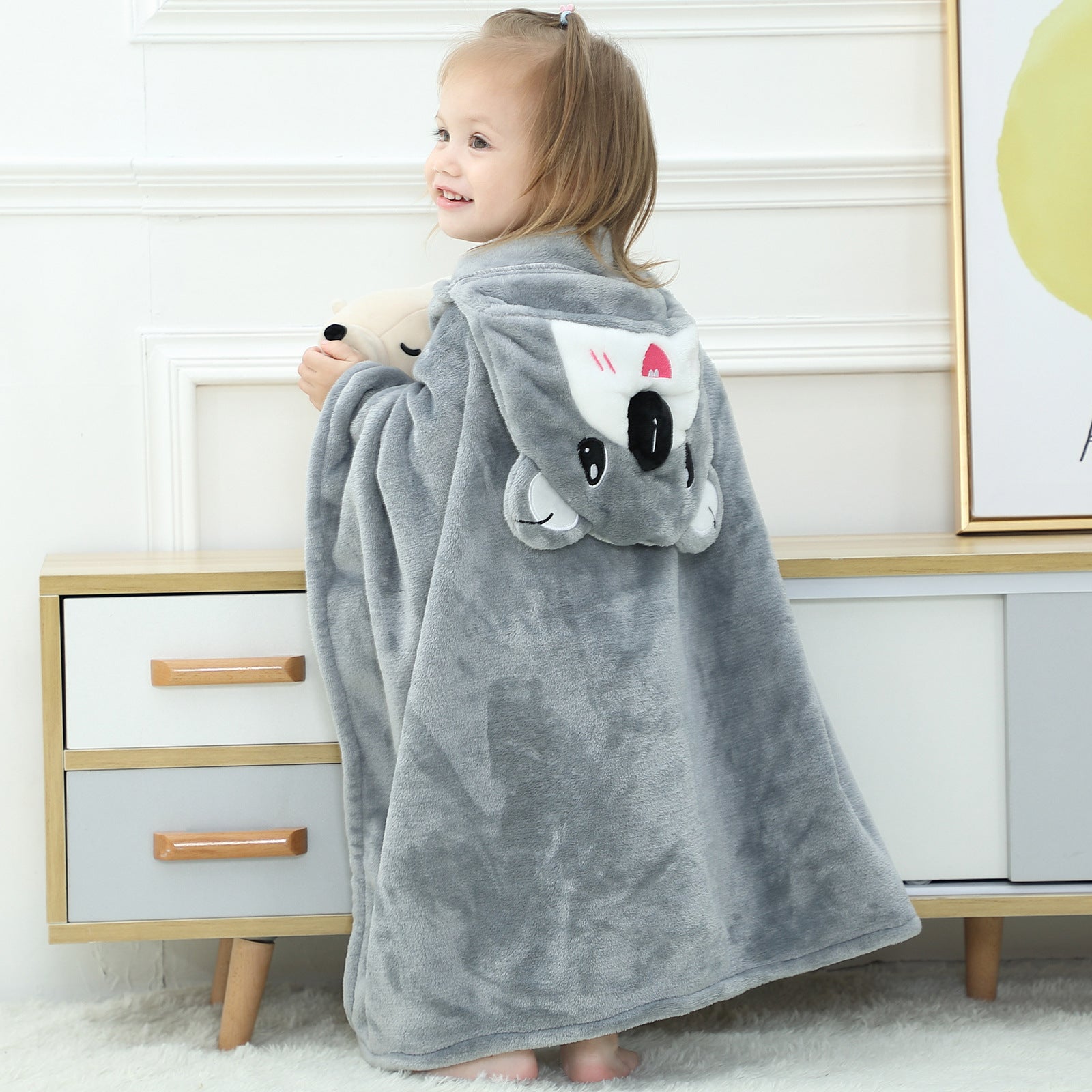 Kid Baby Wrap Cute Animals Blanket Pajamas