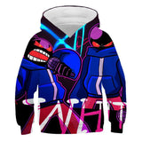 Kid Printed Friday Night Funkin Whitty 3D Print Hoodie