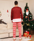 Family Cartoon Snowman Deer Christmas Parent-child Homewear Pajamas