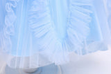 Kid Baby Girl Princess Trailing Wedding Shampong Gauze Host Dresses