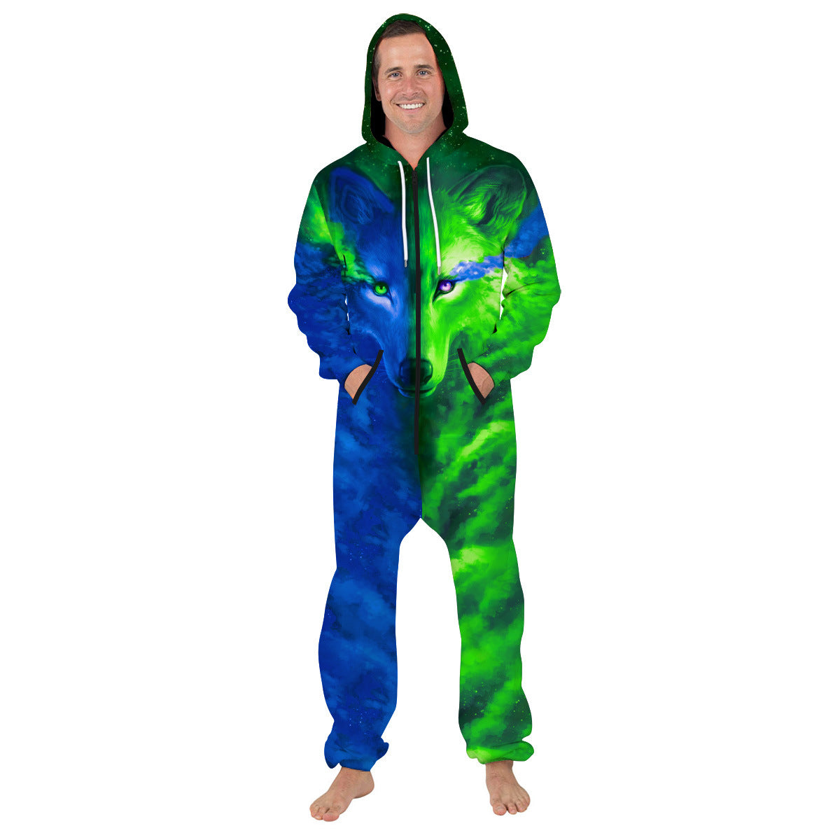 Family Matching Parent-child Long Sleeve Loose Digital Printing Pajamas