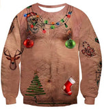 Kid 3D Printed Round Neck Christmas Fashion Hoodie