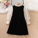 Kid Baby Girl Red Vest Christmas Princess Dresses