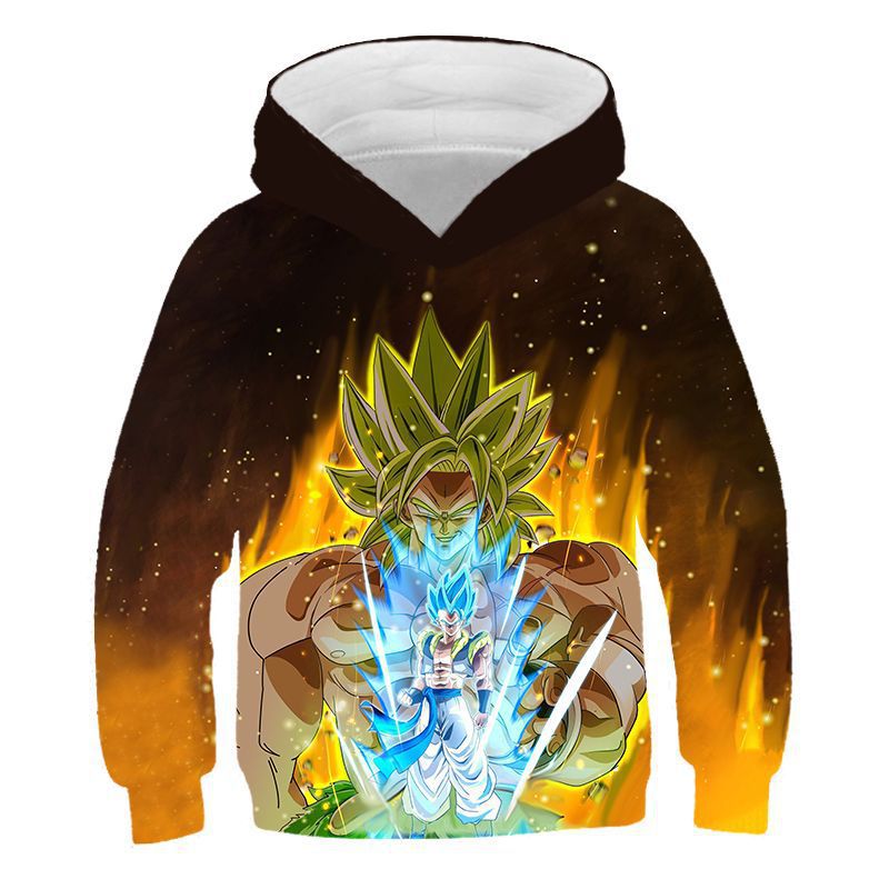 Super Kid Boy Dragon Ball Long Sleeve Hoodie