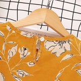 Kid Girls Fall Retro Long Sleeve Winter Flower Dresses