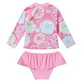 Baby Girls Divided Swimsuit Long-sleeved Briefs Soaking Swimwear