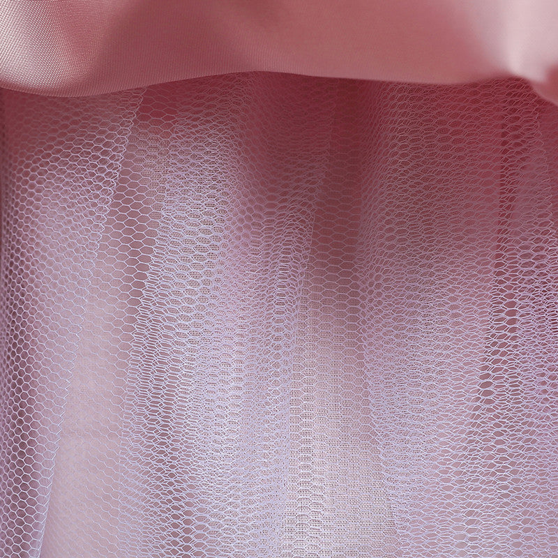 Kid Girl Princess Drag Party Birthday Cake Mesh Dresses