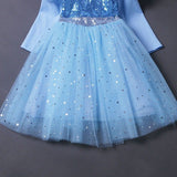 Kid Girl Princess Pure Cotton Spring/Autumn Frozen Elsa Dresses
