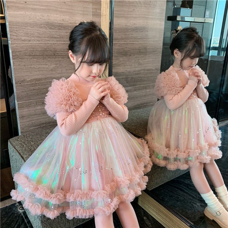 Kid Baby Ins Autumn Winter Princess Fashionable Dress