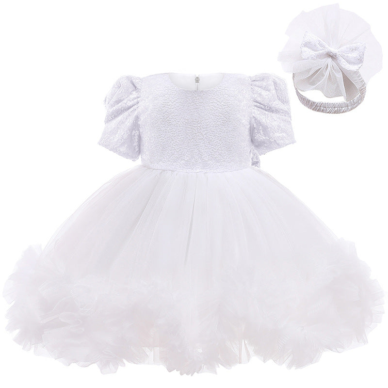 Baby Girl Christmas Adorn Princess Dress