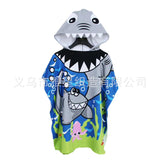 Kid Baby Boy Girl Bath Towel Cotton Hooded Cloak Beach Towel Pajamas