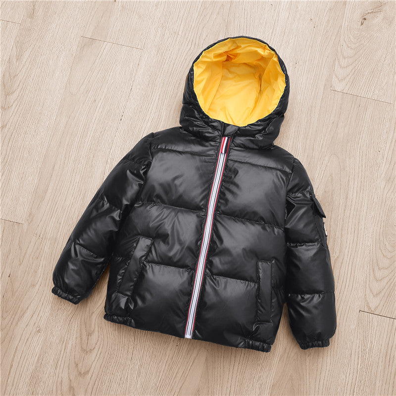 Kid Boy Down Cotton Jacket Thickened Autumn Winter Coats