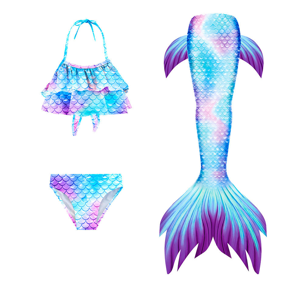 Kid Girl Ghnatygren Mermaid Tail Swimsuit