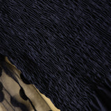 Kids Baby Girls Dot Long Lantern Sleeve Pleated Leopard Set 2 Pcs