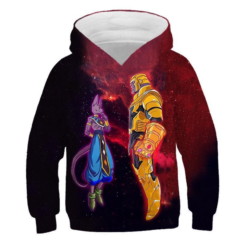Super Kid Boy Dragon Ball Long Sleeve Hoodie