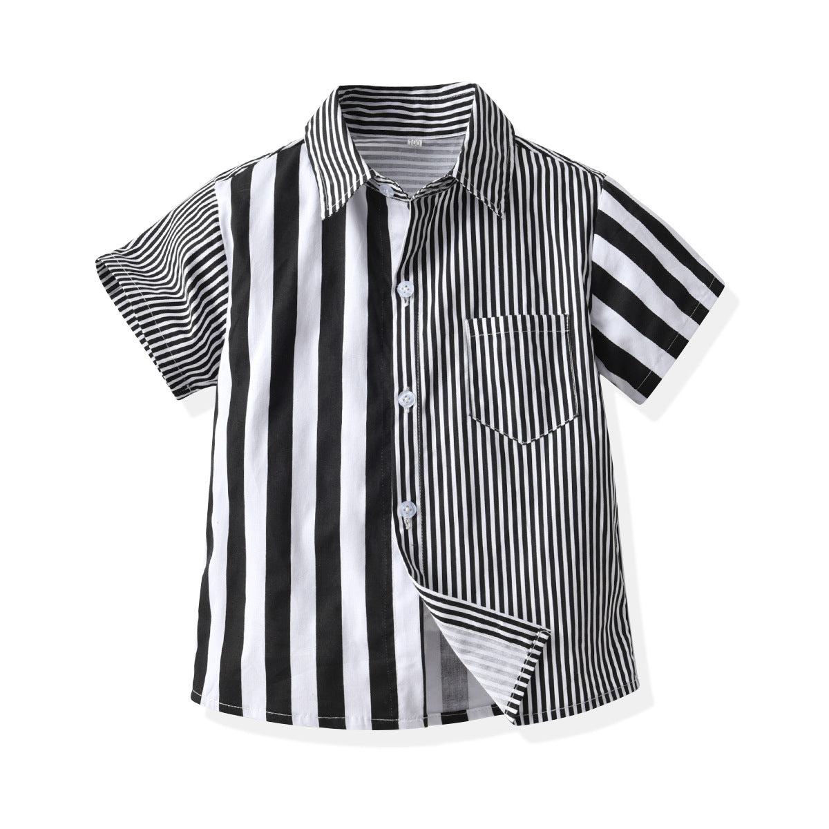Kid Baby Boy Suit Summer Short Sleeve Striped Suspenders 2 Pcs Set