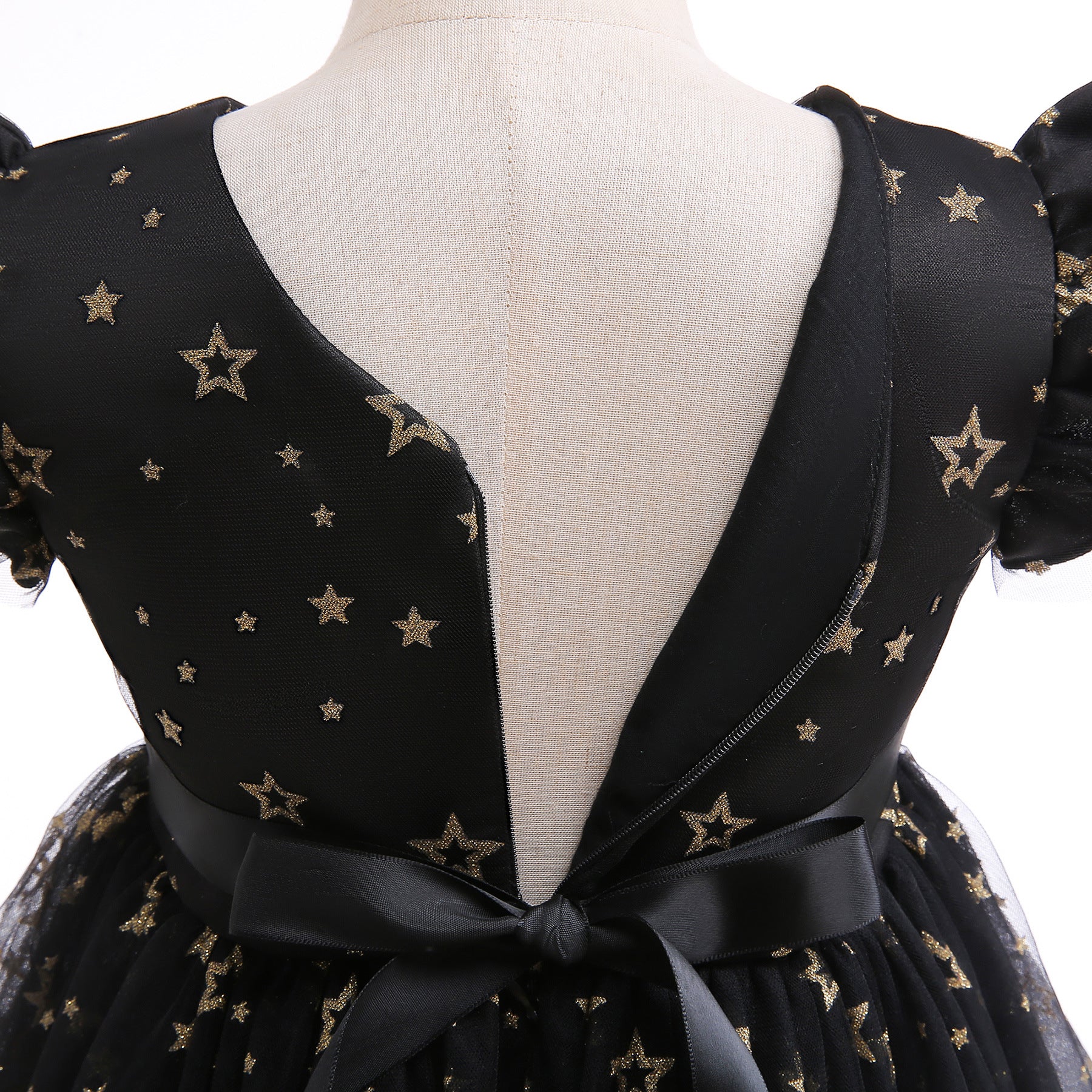 Kid Girls Princess Sequined Christmas Show Dress