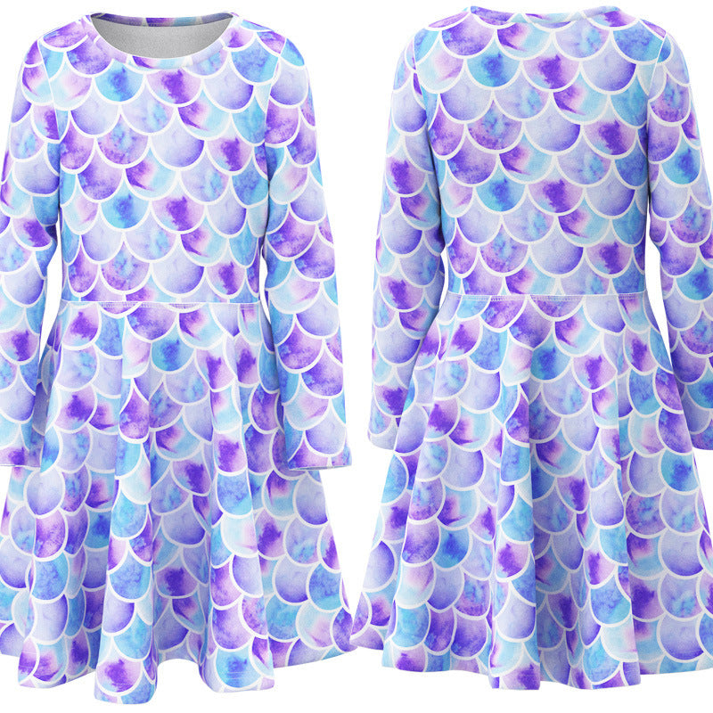 Kid Baby Girl Princess Mermaid Animal Unicorn Dress