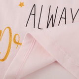 Kid Baby Summer Girls Short Sleeve Knitted Cotton T-shirt