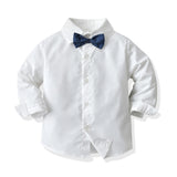 Kid Baby Boys Fall Plaid Suits 3 Pcs Sets