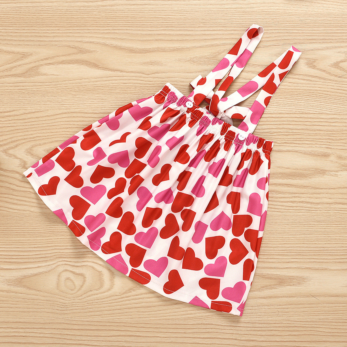 Kid Baby Girls Valentine's Day Stripe 2 Pcs Sets
