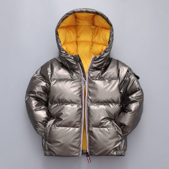 Kid Boy Down Cotton Jacket Thickened Autumn Winter Coats