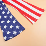 Family Matching Mother Daughter Flared Pants Independent Day Bottoms