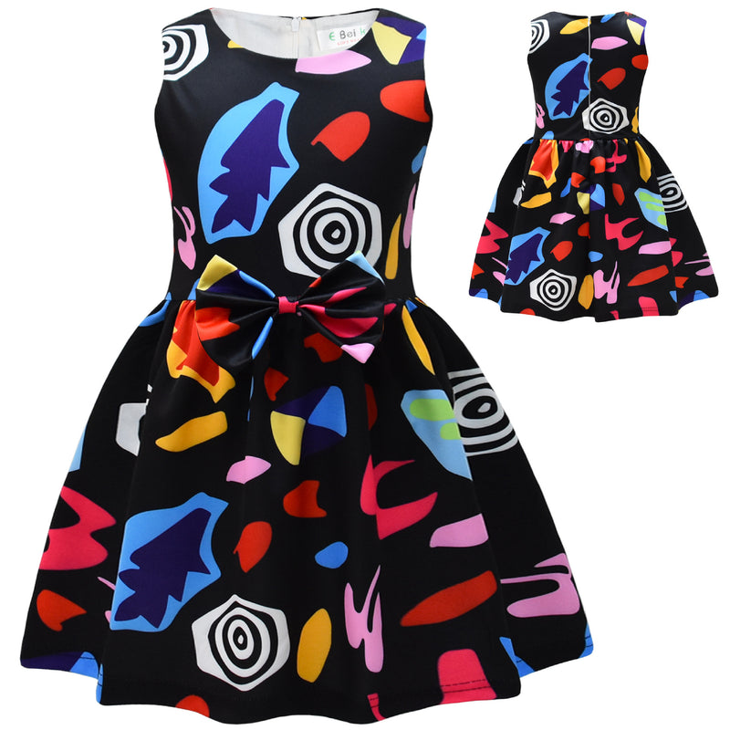 Kid Girl Bow Halloween Costume Stranger Things Party Dresses